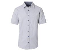 CASAMODA Chemise de loisirs à manches courtes imprimée Comfort Fit, bleu, 3XL