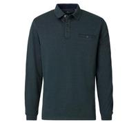 CASAMODA Polo à manches longues rayé, olive, 5XL