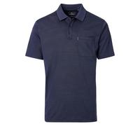 CASAMODA Polo uni pour homme Poche de poitrine - Bleu - XX-Large