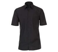 CASAMODA Uninah 008070 Comfort Fit Chemise à manches courtes pour homme, noir profond, 46