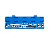 CasaNexa Kit d'outils tendeur de courroie 15 pièces avec clé à courroie et outils de démontage de poulie pour l'entretien du moteur automobile
