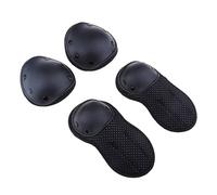 CasaNexa Protège-Épaule et Protège-Coudes en Plastique pour Moto, Équipement de Protection pour Sports de Plein Air, 2 Épaulières et 2 Coudières