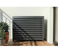 Casanoov Cache clim & pompe à chaleur ANETO aluminium gris - taille S