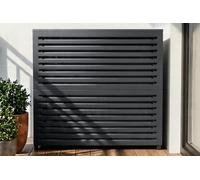 Casanoov Cache clim & pompe à chaleur ANETO aluminium gris - taille XL