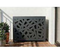 Casanoov Cache clim & pompe à chaleur ANETO RUIVO aluminium gris - taille S