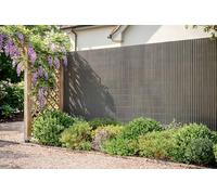CASANOOV Canisse PVC VISO 8 x 1,5 m 8 m 12 m² Gris Anthracite Brise Vue Occultant 95% Protection Jardin Balcon Terrasse Résistant UV Robuste Durable Lames 30 mm Densité 1,6 kg/m² Fil Métallique PE