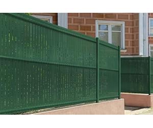 Casanoov Lamelles occultantes PVC, CINTO, 4m, H.170 cm, Vert, Rouleau brise-vue occultant pour panneau grillagé