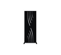 Lot de 2 Panneaux Décoratifs - Casanoov - VELETA - H.160cm - Noir - Motifs intégral