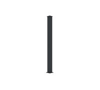 Casanoov Lot de 2 poteaux EIFEL 10x10 en alu H.166cm - Gris anthracite