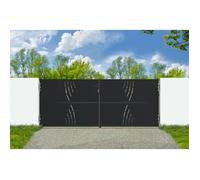 Casanoov portail acier noir mat 3m nali veleta h.120cm