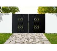 Casanoov Portail battant 3m NALI ARLBERG H.180cm + portillon H.180cm