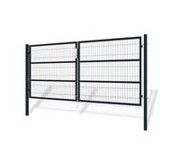 Casanoov Portail battant grillagé 3m RAZO H.140cm Gris