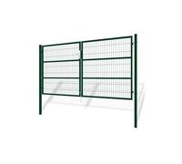 Casanoov Portail battant grillagé 3m RAZO H.160cm Vert