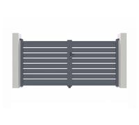 Casanoov Portail battant motorisé 3m VOGEL H.160cm + Motorisation BUNKER B500