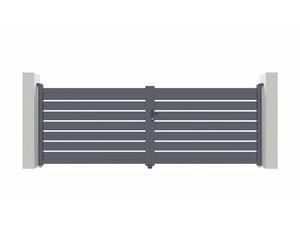 Casanoov Portail battant motorisé 4m VOGEL H.140cm + Motorisation HICKER B200