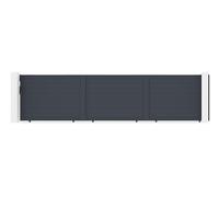Casanoov Portail coulissant 6m EIGER H.140cm aluminium gris