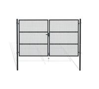 Casanoov portail grillagé olga 300x180cm gris