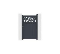 Casanoov portillon 1m dolomite sunny h.160cm aluminium gris