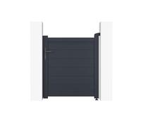 Casanoov Portillon 1m EIGER H.115cm aluminium gris