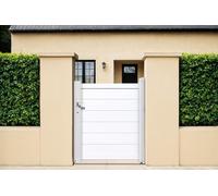 Casanoov Portillon 1m EIGER H.115cm blanc + Kit inversion ouverture