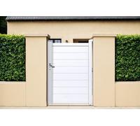 Casanoov Portillon 1m EIGER H.140cm blanc + Kit inversion ouverture