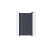 Casanoov Portillon 1m GIONA H.180cm aluminium gris