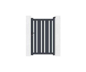 Casanoov Portillon 1m VEYMONT H.160cm aluminium gris