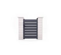 Casanoov Portillon 1m VOGEL H.140cm aluminium gris