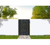 Casanoov Portillon acier 1m NALI ARLBERG H.140cm Noir mat