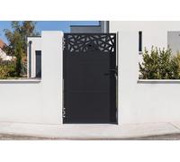 Casanoov Portillon acier 1m NALI RUIVO H.180cm noir mat