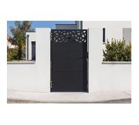 Casanoov portillon acier 1m nali ruivo h.180cm noir mat