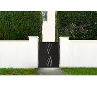 Casanoov Portillon acier 1m NALI VELETA H.120cm Noir mat