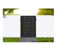 Casanoov portillon acier noir mat 1m nali arlberg h.140cm