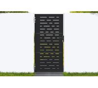 Casanoov Portillon acier noir mat 1m NALI ARLBERG H.200cm