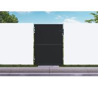 Casanoov Portillon acier noir mat 1m NALI H.140cm