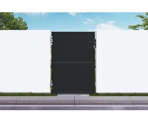 Casanoov Portillon acier noir mat 1m NALI H.140cm