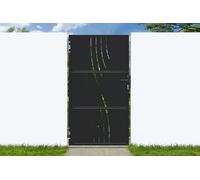 Casanoov Portillon acier noir mat 1m NALI VELETA H.180cm