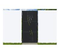 Casanoov portillon acier noir mat 1m nali veleta h.200cm