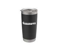 Casanova vintage des années 70 Gobelet isotherme en acier inoxydable double paroi