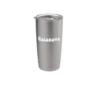 Casanova vintage des années 70 Gobelet isotherme en acier inoxydable double paroi