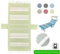 CASAPIU'- Drap de Plage FOUTA 75 x 190 Lit bébé TEL6188A, IRG160