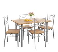 Casaria Ensemble Table à Manger 4 chaises