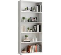 Casaria Étagère bibliothèque Vela Blanc