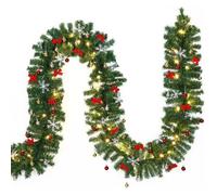 CASARIA® Guirlande de Noël Lumineuse 10m 160 LED Sapin Artificiel avec déco Décoration de noël intérieur extérieur