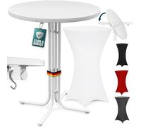 Casaria Mange Debout Blanc 80 cm de diamètre et Housse Blanche