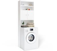 Casaria Meuble pour Machine à Laver Blanc