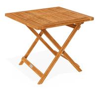 Casaria Table d'appoint Pliante Bois Acacia