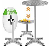 Casaria Table de Bar bistrot Pliable