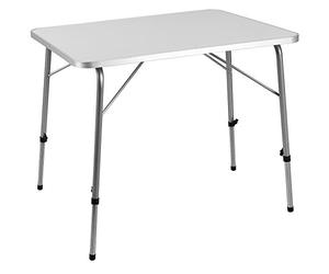 Casaria® Table de Camping en Aluminium Pliante réglable en Hauteur 50-69cm Table de Jardin Portable 80x55cm légère et compacte Intérieur extérieur