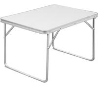 CASARIA® Table pliante Table de camping pliante 80 x 60 cm Petite poignée en aluminium 3,4 kg Légèrement stable Table de jardin Table d'appoint Pliable Accessoires de camping